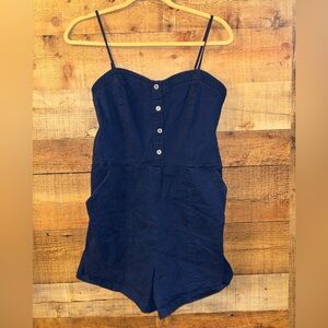 Copper Key Denim Romper